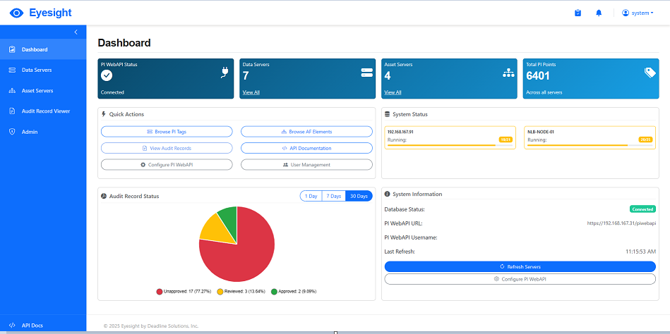 DSI Eyesight overview